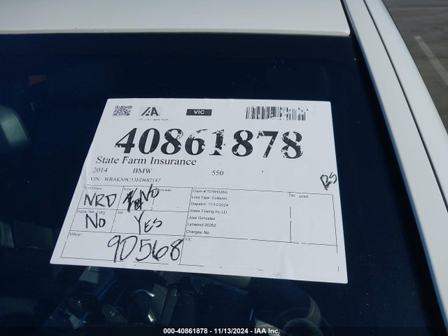 BMW 550i 2014 WBAKN9C53ED682147 Image 17