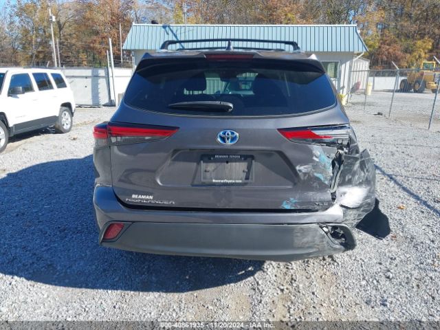 5TDGARAH7NS512153 Toyota Highlander Hybrid Xle