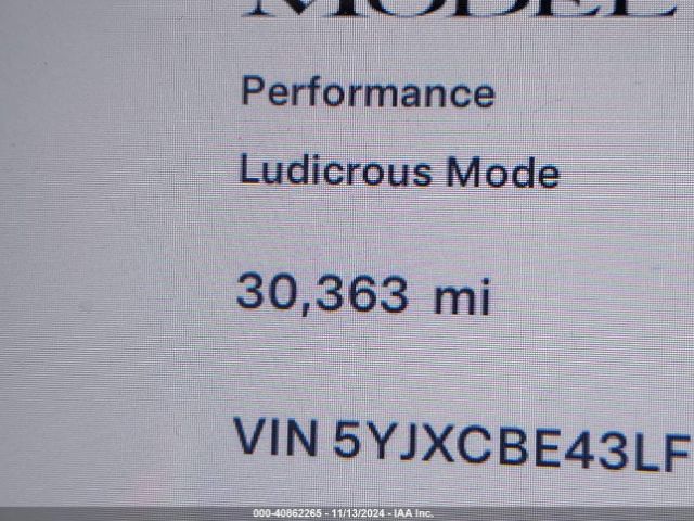 5YJXCBE43LF216850 Tesla Model X Performance Dual Motor All-wheel Drive