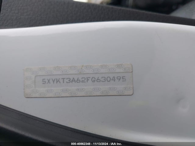 KIA SORENTO LX 2015 5XYKT3A62FG630495 Image 9