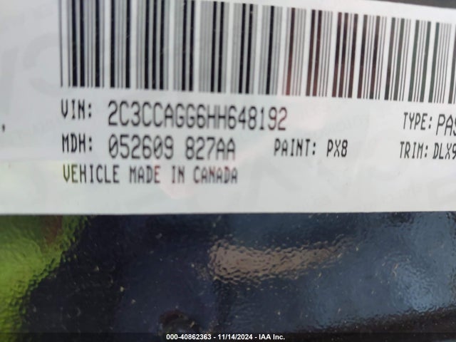 2C3CCAGG6HH648192 Chrysler 300 300s Awd