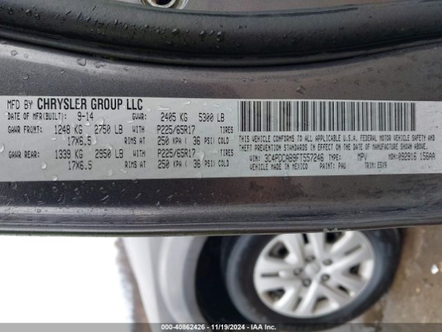 3C4PDCAB9FT557246 Dodge Journey American Value Pkg