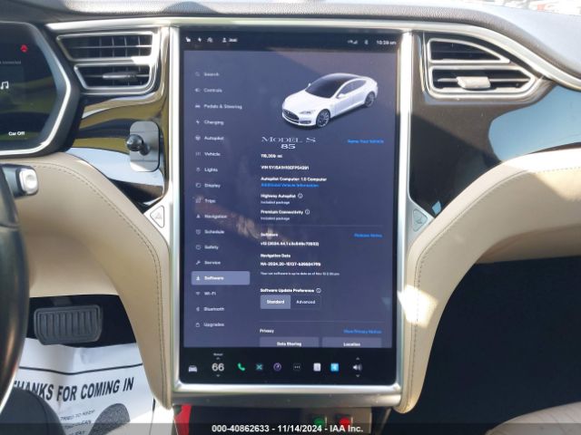 5YJSA1H10EFP54291 Tesla Model S P85