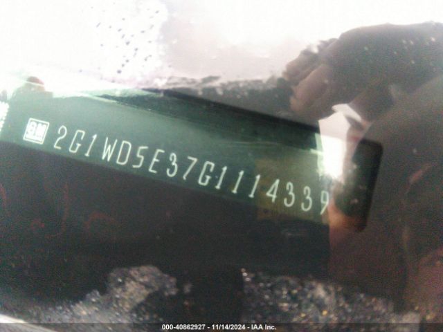 2G1WD5E37G1114339 Chevrolet IMPALA LIMITED POLICE