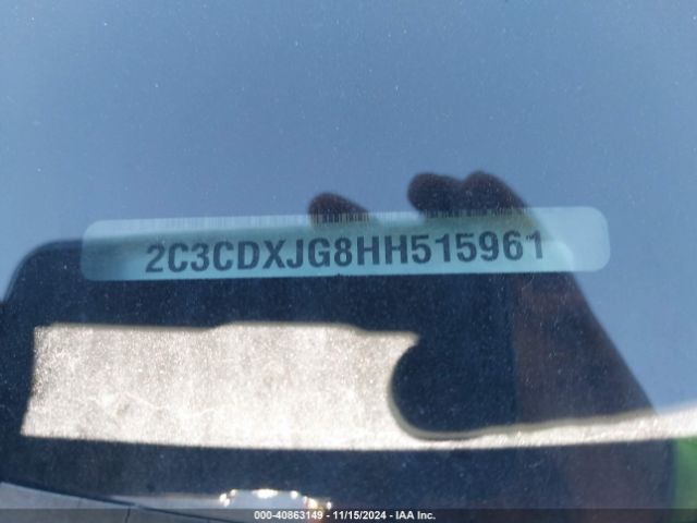 2C3CDXJG8HH515961 Dodge Charger Sxt Awd