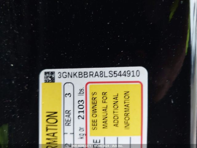 3GNKBBRA8LS544910 Chevrolet Blazer Fwd 1lt