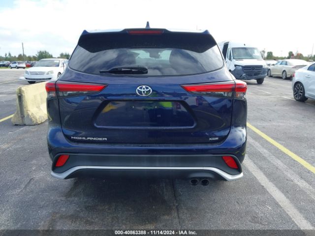 5TDLZRAHXMS036101 Toyota Highlander Xse