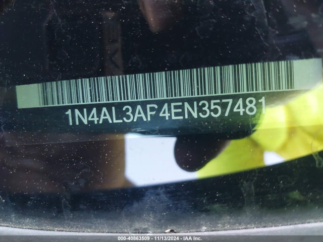 Nissan Altima 2.5 S 2014 1N4AL3AP4EN357481 Image 9