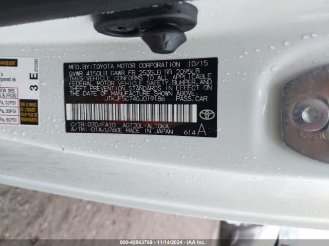 JTKJF5C74GJ019186 Scion TC