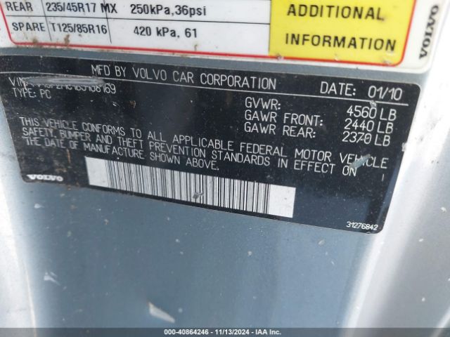 2011 VOLVO C70 YV1672MC1BJ108169 Photo 8