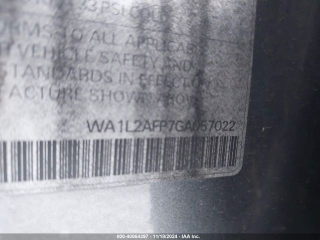 WA1L2AFP7GA057022 Audi Q5 2.0t Premium