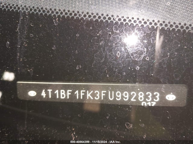 Toyota CAMRY LE 2015 4T1BF1FK3FU992833 Image 18