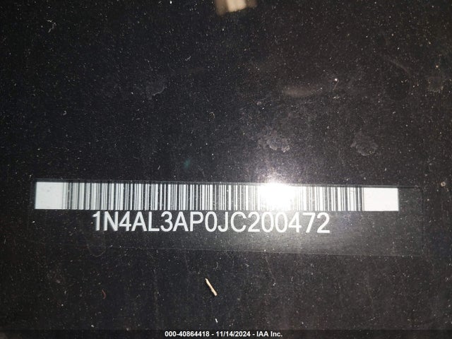 Nissan Altima 2.5 Sv 2018 1N4AL3AP0JC200472 Image 18