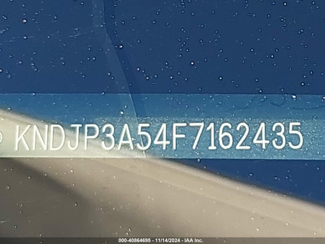 KIA SOUL + 2015 KNDJP3A54F7162435 Image 9
