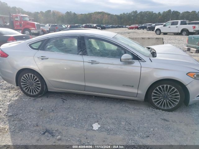 3FA6P0RU7JR247311 Ford Fusion Hybrid Titanium
