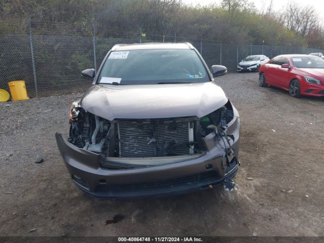 5TDJKRFH8GS345462 Toyota Highlander Xle V6