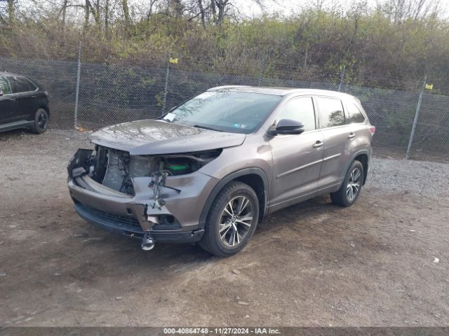 5TDJKRFH8GS345462 Toyota Highlander Xle V6