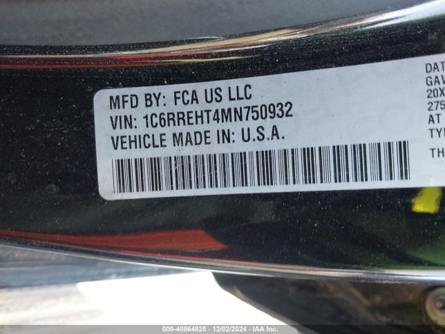RAM 1500 Limited  4x2 5'7 Box 2021 1C6RREHT4MN750932 Image 9