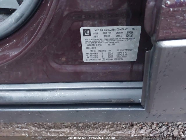 Buick Encore Preferred 2017 KL4CJASB3HB188196 Image 9
