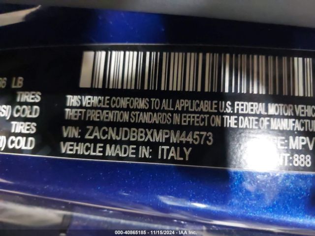 ZACNJDBBXMPM44573 Jeep Renegade Latitude 4x4