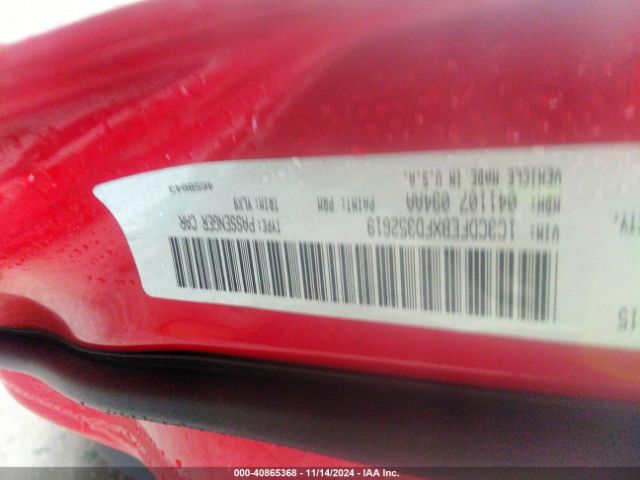 1C3CDFEBXFD352619 Dodge DART GT