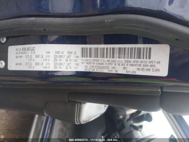 1C4PJMCB3GW322431 Jeep Cherokee Latitude