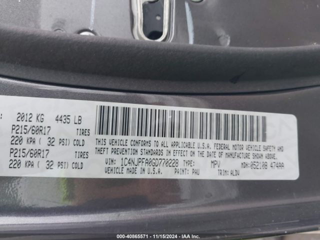 1C4NJPFA0GD770228 Jeep Patriot High Altitude Edition