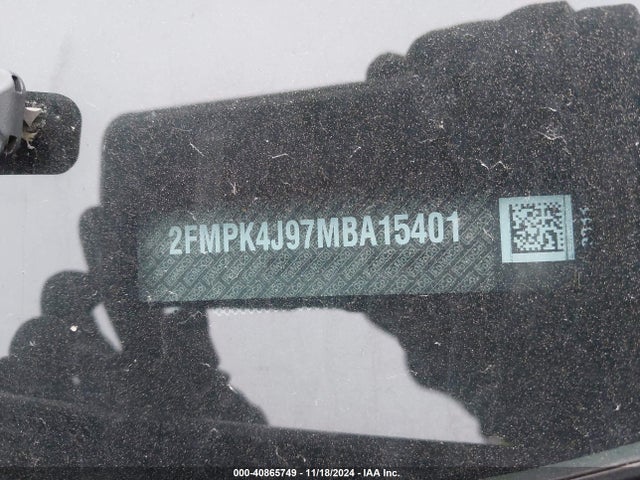 Ford EDGE SEL 2021 2FMPK4J97MBA15401 Image 9