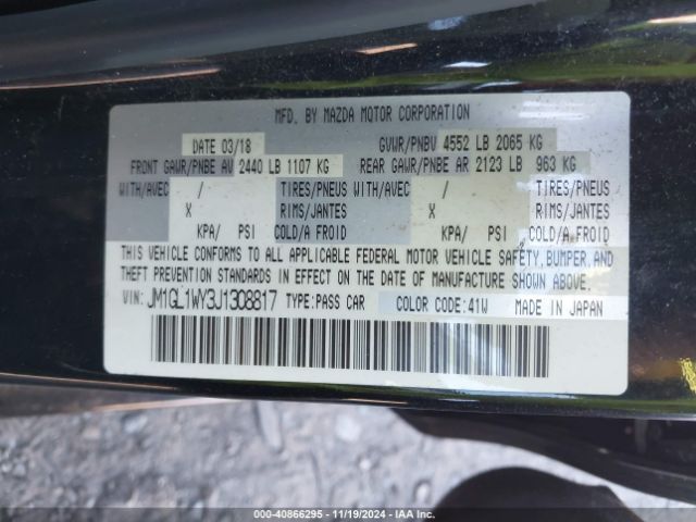 JM1GL1WY3J1308817 Mazda Mazda6 Grand Touring Reserve