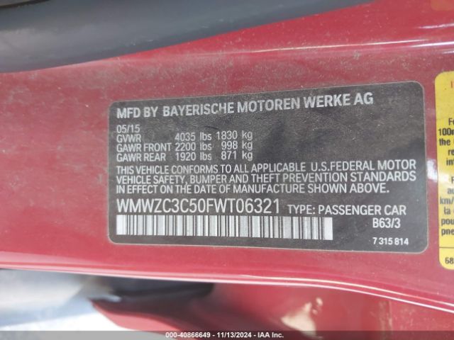 WMWZC3C50FWT06321 Mini Countryman Cooper S