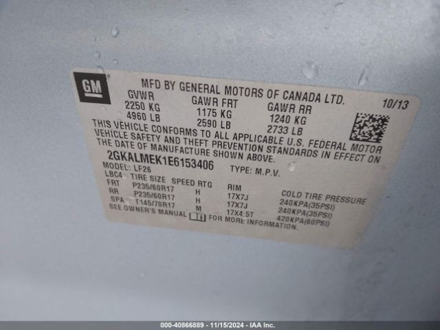 2GKALMEK1E6153406 GMC Terrain Sle-1