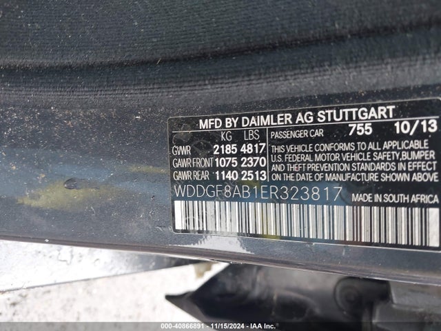 WDDGF8AB1ER323817 Mercedes-Benz C 300 Luxury 4matic/sport 4matic