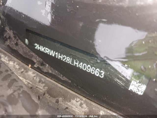 Honda Cr-v 2wd Lx 2020 2HKRW1H28LH409663 Image 9