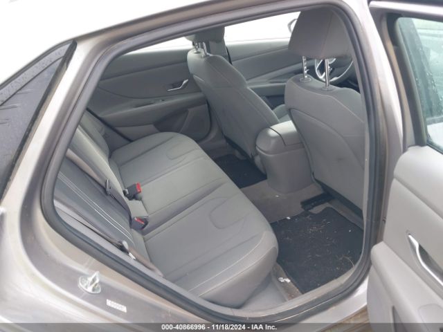 KMHLM4AJ8PU034072 Hyundai Elantra Hybrid Blue