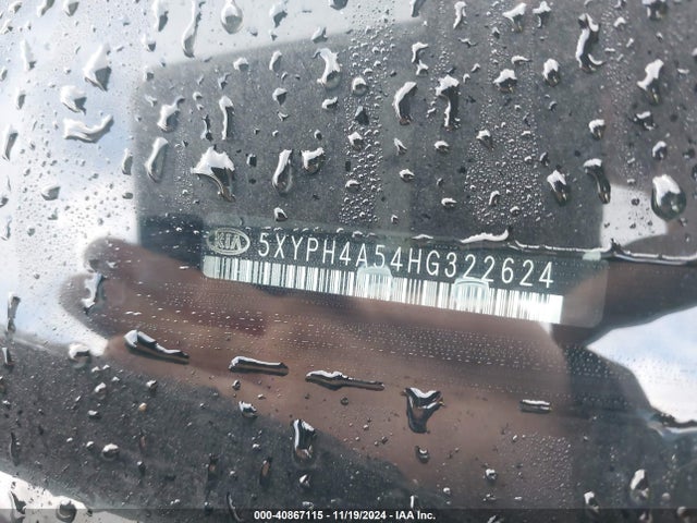 5XYPH4A54HG322624 KIA Sorento 3.3l Ex