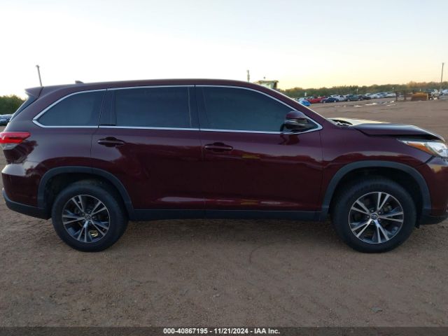 5TDZZRFH3KS343528 Toyota Highlander Le Plus