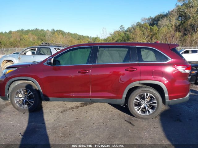5TDZZRFH3KS343528 Toyota Highlander Le Plus