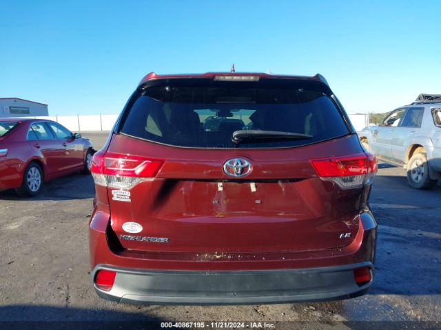 5TDZZRFH3KS343528 Toyota Highlander Le Plus