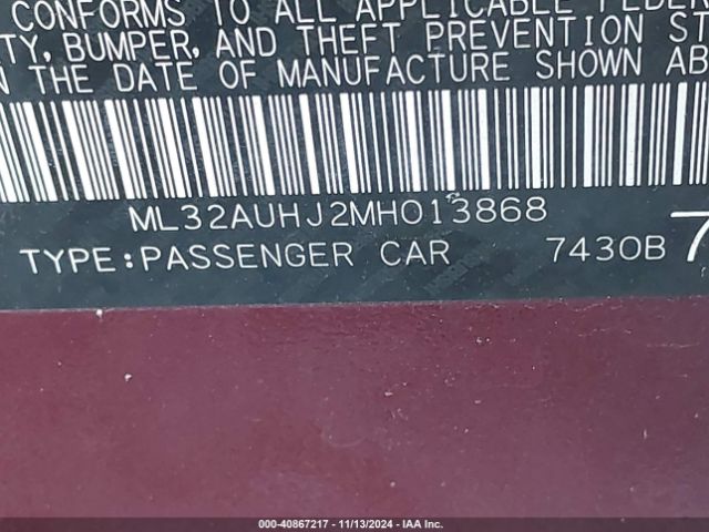 ML32AUHJ2MH013868 Mitsubishi Mirage Carbonite Edition/es/le