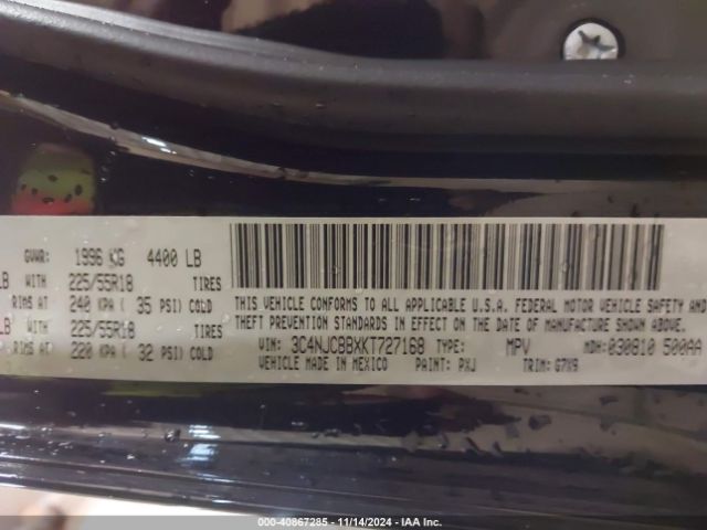 3C4NJCBBXKT727168 Jeep Compass Altitude Fwd