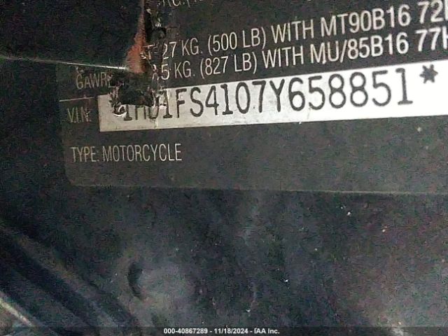 2007 HARLEY-DAVIDSON FLTR 1HD1FS4107Y658851 Photo 9