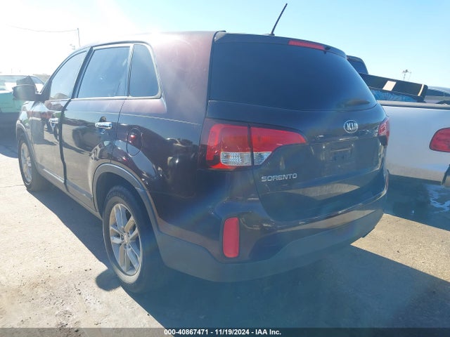 KIA SORENTO LX 2014 5XYKT3A66EG504509 Image 3