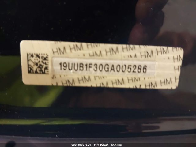 19UUB1F30GA005286 Acura TLX