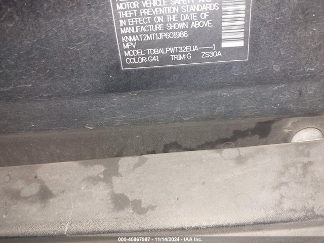 Nissan ROGUE S 2018 KNMAT2MT1JP601986 Image 9