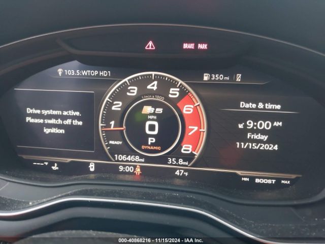 WAUC4CF57JA041563 Audi S5 3.0t Premium Plus