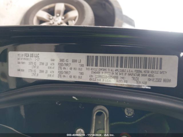 1C6RR6GG8HS654898 RAM 1500 Slt  4x2 6'4 Box
