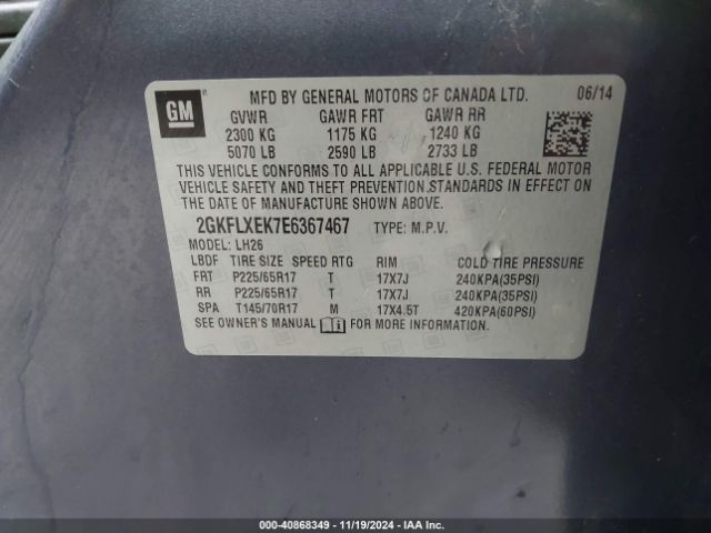 2GKFLXEK7E6367467 GMC Terrain Slt-1