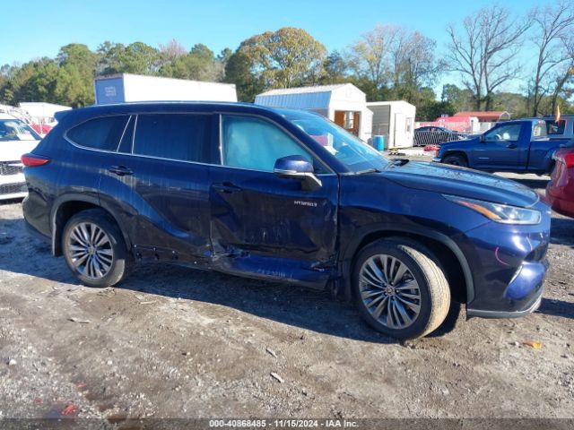 5TDEBRCH1MS015082 Toyota Highlander Hybrid Platinum