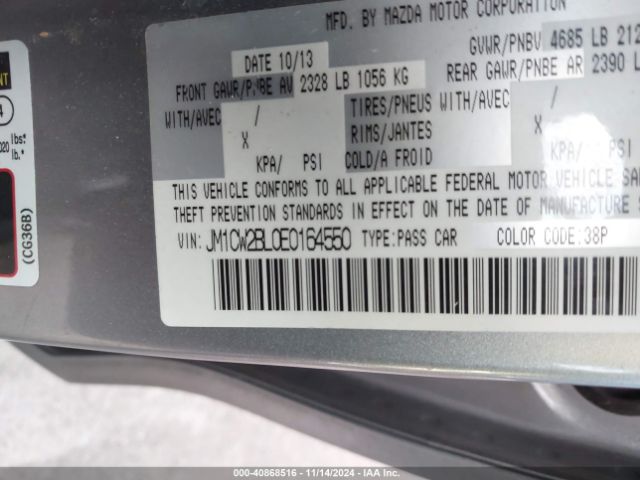 JM1CW2BL0E0164550 Mazda Mazda5 Sport