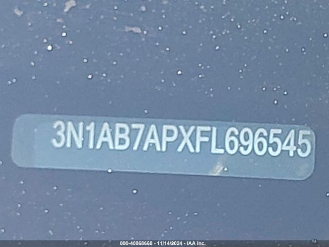 3N1AB7APXFL696545 Nissan SENTRA SV